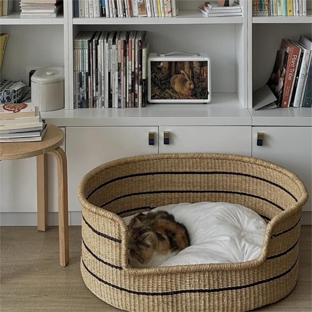 Oliver Rattan Cat House