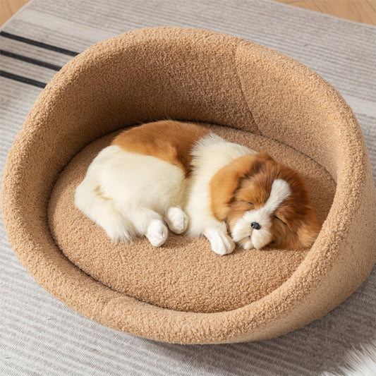 Pangpang Cat Luxurious Sheepskin Bed
